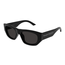 Alexander McQueen AM0450S-001 SHINY BLACK GREY napszemüveg