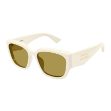 Alexander McQueen AM0468S 004 IVORY BROWN napszemüveg napszemüveg