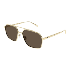 Alexander McQueen AM0477S 002 GOLD BROWN napszemüveg napszemüveg