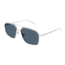 Alexander McQueen AM0477S 004 SILVER BLUE napszemüveg napszemüveg