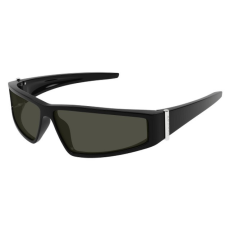 Alexander McQueen AM0490S 001 SHINY BLACK GREY napszemüveg
