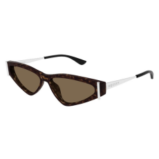 Alexander McQueen AM0493S 002 SHINY DARK HAVANA BROWN napszemüveg