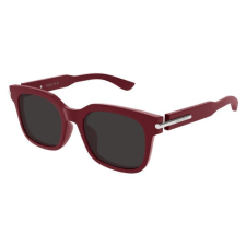 Alexander McQueen AM0496SA 003 SHINY SOLID BURGUNDY GREY napszemüveg napszemüveg