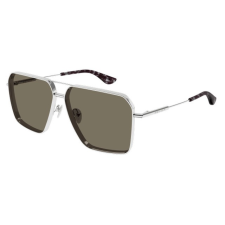 Alexander McQueen AM0500S 002 SHINY SILVER BROWN napszemüveg napszemüveg