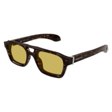 Alexander McQueen AM0505S 002 SHINY DARK HAVANA YELLOW napszemüveg