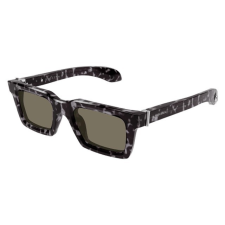 Alexander McQueen AM0506S 002 SHINY GREY DARK HAVANA BROWN napszemüveg napszemüveg