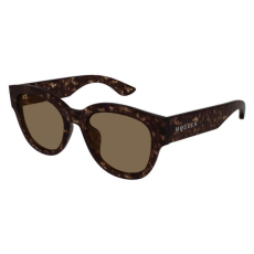 Alexander McQueen AM0509SA 002 SHINY DARK HAVANA BROWN napszemüveg