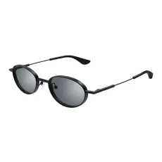 Alexander McQueen AM0523S 004 BLACK SILVER MIRROR napszemüveg