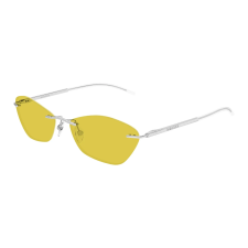 Alexander McQueen AM0525S 005 SILVER YELLOW napszemüveg napszemüveg