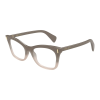 Alexander McQueen AM0552O 004 BROWN DEMO LENS szemüveg