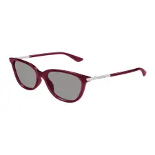 Alexander McQueen AM0553S 004 BURGUNDY GREY napszemüveg napszemüveg