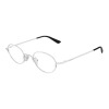 Alexander McQueen AM0562O 001 SILVER DEMO LENS szemüveg