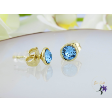  Alexia antiallergén kristályköves  fülbevaló -14K fülbevaló