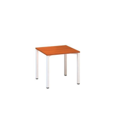 Alfa Office Alfa 200 irodai asztal, 80 x 80 x 74,2 cm, egyenes kivitel, cseresznye mintázat, RAL9010% irodabútor
