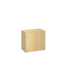 Alfa Office Alfa 500 alacsony, széles szekrény, 74,2 x 80 x 47 cm, ajtóval, vadkörte mintázat% bútor