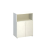 Alfa Office Alfa 500 közepes, széles szekrény, 106,3 x 80 x 47 cm, nyitott ajtóval, fehér mintázat%
