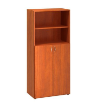 Alfa Office Alfa 500 magas, széles szekrény, 178 x 80 x 47 cm, nyitott ajtóval, cseresznye mintázat% bútor