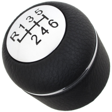  Alfa Romeo 159 05-11 sebességváltó gomb FEKETE + EZÜST 6 SEBESSÉGES váltógomb