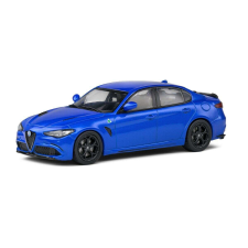  Alfa Romeo Giulia Quadrifoglio kék 2019 modell autó 1:43 makett