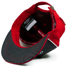Alfa Romeo Racing baseball sapka, Team 2020 flat brim, carbon fiber, piros férfi sapka