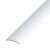 ALFER Átmenet-profil íves öntapadós alumínium ezüsteloxált 20 mm x 2,5 mm 1 m