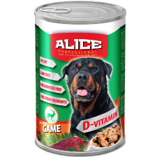 Alice Professional Vadas konzerv 1240g kutyaeledel