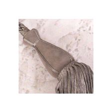  Alisa egy bojtos függönyelkötő Acélszürke lakástextília