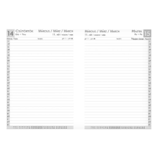 ALISCA Határidőnapló ALISCA A/5 napi fehér lapos prémium 2023. határidőnapló