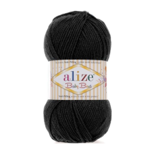 Alize BABY BEST Anti-Pilling- Fekete - 060 rövidáru