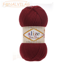  Alize BABY BEST Anti-Pilling- Meggy-Piros- 390 rövidáru