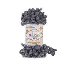 Alize Puffy - Szén szürke (87) rövidáru