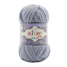 Alize Velluto - Szénszürke - 087 rövidáru