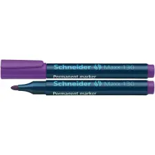  Alkoholos marker 1-3mm, kerek végű Schneider Maxx 130 lila filctoll, marker
