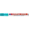  Alkoholos marker, 1,5-3 mm, kúpos, EDDING "3000", türkíz