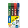  Alkoholos marker, 1 mm, kúpos, PILOT "Permanent Marker 100", 4 szín