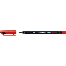 Alkoholos marker 1mm, STABILO OHPen M piros filctoll, marker