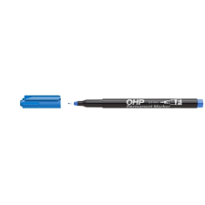 Alkoholos marker, OHP, 0,5 mm, F, ICO, kék filctoll, marker