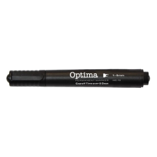  Alkoholos marker OPTIMA vágott fekete filctoll, marker
