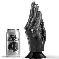  ALL BLACK – 21 cm-es prémium dildo fistinghoz anál
