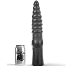  ALL BLACK – 33 cm hosszú prémium anál vibrátor anál