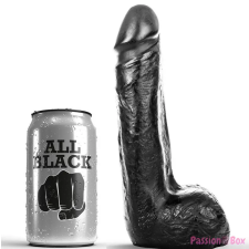 All Black ALL BLACK - PUHA FEKETE REALISZTIKUS VIBRÁTOR 20 CM vibrátorok