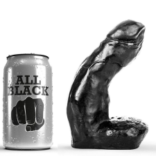  ALL BLACK - DILDÓ REALISZTIKUS 15 CM anál