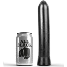  ALL BLACK - elegáns, 22 cm-es prémium dildó anál