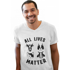  All lives matter - Férfi V Nyakú Póló