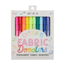 Állandó Carioci textil firkálókhoz szövet - 12 db-os készlet filctoll, marker