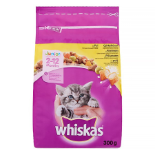 Állateledel száraz WHISKAS Junior macskáknak csirkehússal 300g macskaeledel