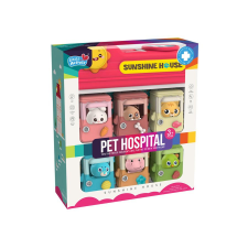  Állatkórház 4 db felhúzható állattal és 2 db plüss állattal (76689) játékfigura