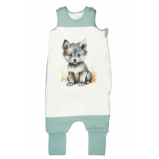  Állatmintás ujjatlan bélelt tipegő hálózsák 3,5 TOG