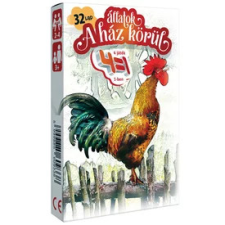  Állatok a ház körül 4 az 1-ben kártyajáték kártyajáték