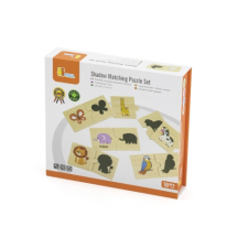  Állatos árnyékok fa memóriajáték társasjáték